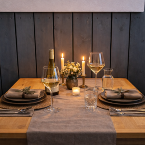 Romantic Cabin Dining Experience