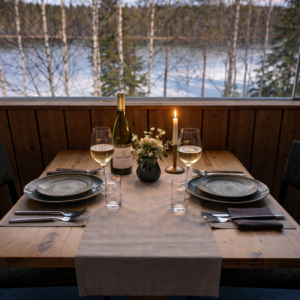Romantic Nordic Escape Dining
